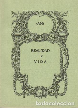 Libros: MART&Iacute;NEZ, Luis Alberto.- - Realidad y vida. Versos er&oacute;ticos. - Foto 1