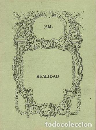 Libros: MART&Iacute;NEZ, Luis Alberto.- - Realidad. Versos er&oacute;ticos. - Foto 1