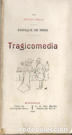 Libros: MESA, Enrique.- - Tragicomedia. - Foto 1
