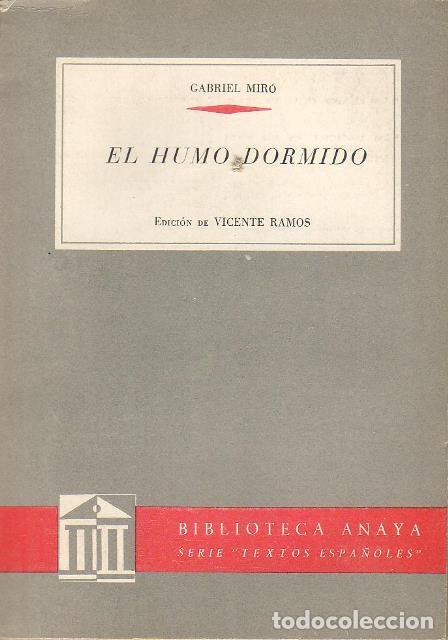 Libros: MIR&Oacute;, Gabriel.- - El humo dormido. Edici&oacute;n de V. Ramos. - Foto 1