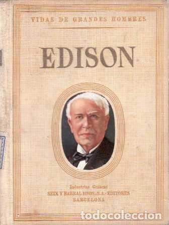 Libros: MORALES, Mar&iacute;a Luz.- - Vida de Edison. - Foto 1