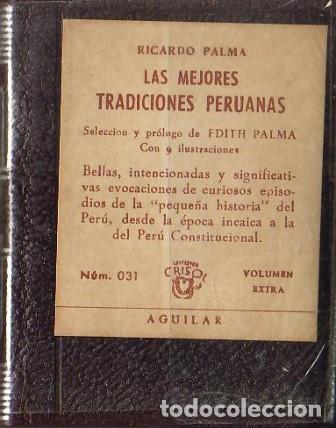 Libros: PALMA, Ricardo.- - Las mejores tradiciones peruanas. - Foto 1