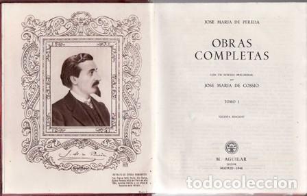 Libros: PEREDA, Jos&eacute; Mar&iacute;a de.- - Obras completas. Tomo I - Foto 1