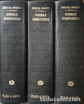 Libros: PROUST, Marcel.- - Obras completas. 3 tomos - Foto 1