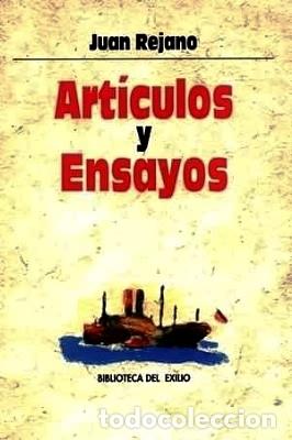 Libros: REJANO, Juan.- - Art&iacute;culos y ensayos. - Foto 1