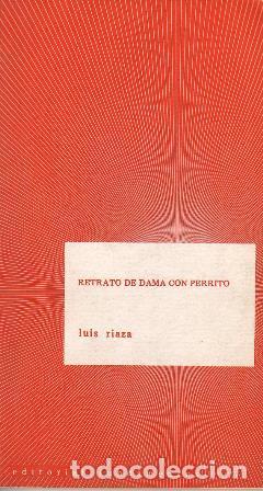 Libros: RIAZA, Luis.- - Retrato de dama con perrito. Teatro. - Foto 1