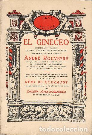 Libros: ROUVEYRE, Andr&eacute;.- - El gineceo. - Foto 1