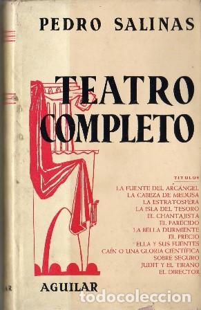 Libros: SALINAS, Pedro.- - Teatro completo. - Foto 1