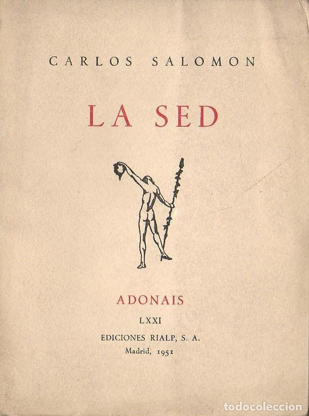 Libros: SALOM&Oacute;N, Carlos.- - La Sed. - Foto 1