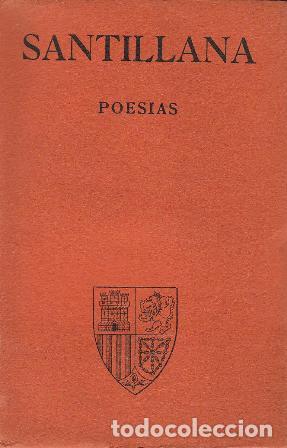 Libros: SANTILLANA, El Marqu&eacute;s de.- - Poes&iacute;as. - Foto 1