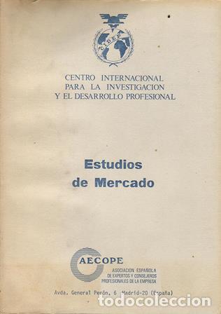 Libros: SANTINI, Franco.- - Estudios de mercado. - Foto 1