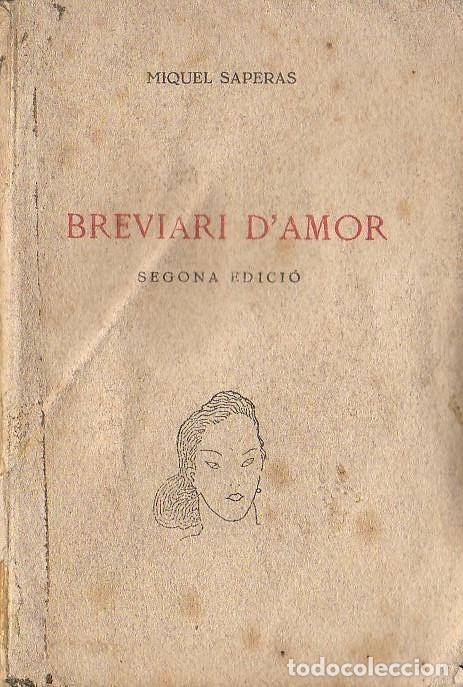 Libros: SAPERAS, Miquel.- - Breviari D&acute;Amor. - Foto 1