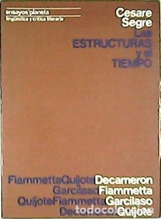 Libros: SEGRE, Cesare.- - Las estructuras y el tiempo. - Foto 1