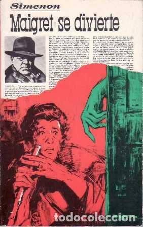Libros: SIMENON, Georges.- - Maigret se divierte. Versi&oacute;n de Jes&uacute;s L&oacute;pez Pacheco. Novela. - Foto 1