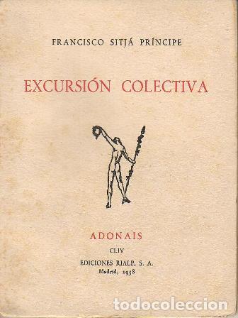 Libros: SITJA PRINCIPE, Francisco.- - Excursi&oacute;n colectiva. - Foto 1