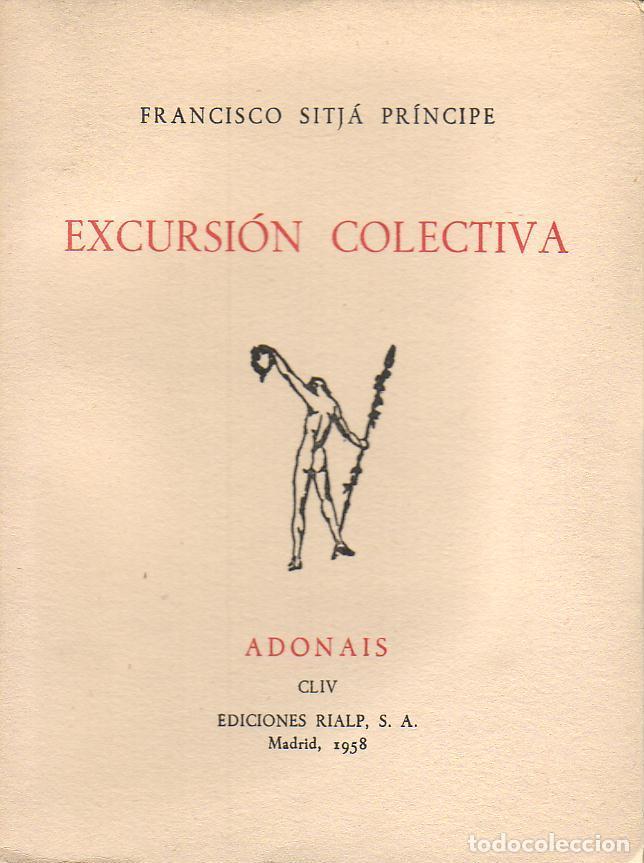 Libros: SITJA PRINCIPE, Francisco.- - Excursi&oacute;n colectiva. - Foto 1