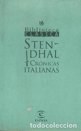 Libros: STENDHAL.- - Cr&oacute;nicas italianas. - Foto 1