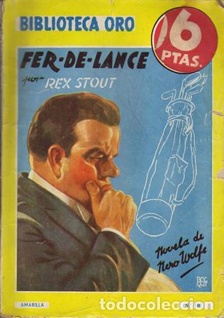Libros: STOUT, Rex.- - Fer de Lance. Novela. - Foto 1
