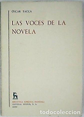 Libros: TACCA, Oscar.- - Las voces de la novela.