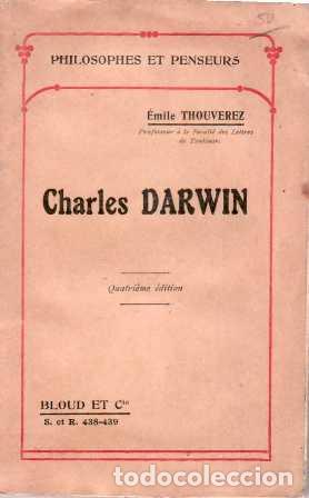 Libros: THOUVEREZ, Emile.- - Charles Darwin. - Foto 1