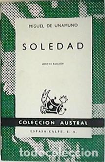 Libros: UNAMUNO, Miguel de.- - Soledad. - Foto 1