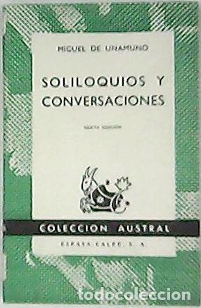 Libros: UNAMUNO, Miguel de.- - Soliloquios y conversaciones. - Foto 1