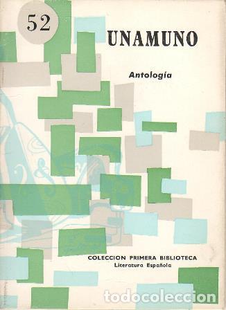 Libros: UNAMUNO, Miguel de.- - Antolog&iacute;a. - Foto 1