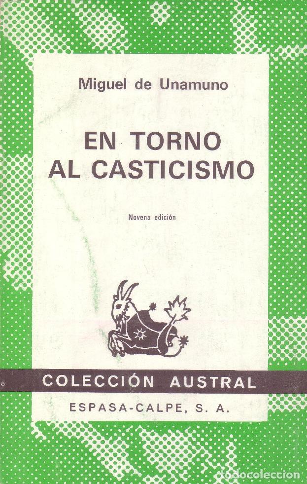 Libros: UNAMUNO, Miguel de.- - En torno al casticismo. - Foto 1