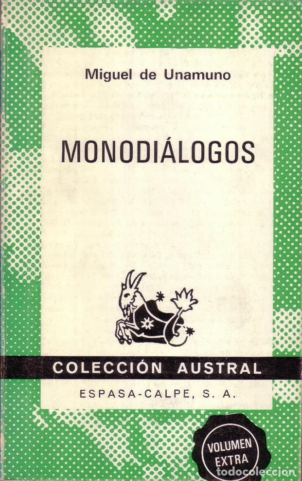 Libros: UNAMUNO, Miguel de.- - Monodi&aacute;logos. - Foto 1