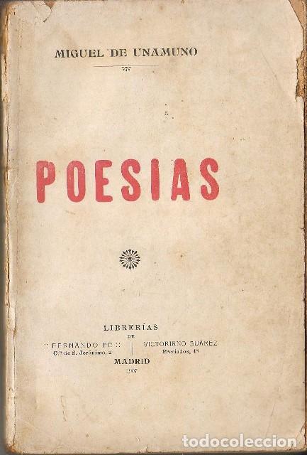 Libros: UNAMUNO, Miguel de.- - Poes&iacute;as. - Foto 1