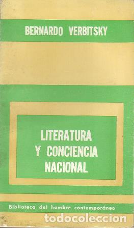 Libros: VERBITSKY, Bernardo.- - Literatura y conciencia nacional. - Foto 1