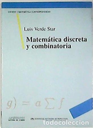 Libros: VERDE STAR, Luis.- - Matem&aacute;tica discreta y combinatoria. - Foto 1