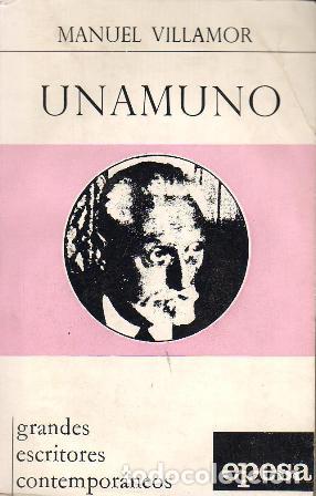 Libros: VILLAMOR, Manuel.- - Unamuno. - Foto 1