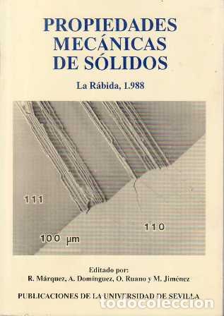 Libros: VV. AA.- - Propiedades mec&aacute;nicas de s&oacute;lidos. - Foto 1