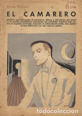 Libros: WALLACE, Edgar.- - El camarero. Novela. - Foto 1