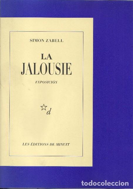 Libros: ZABELL, Simon.- - La Jalousie (Exposici&oacute;n). - Foto 1