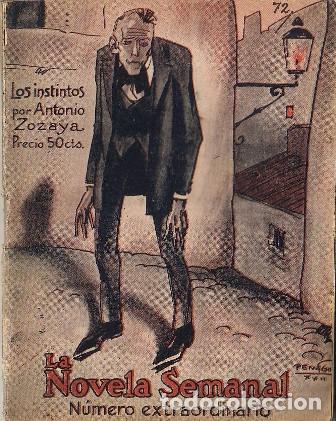 Libros: ZOZAYA, Antonio.- - Los instintos. Ilustr. de Penagos - Foto 1