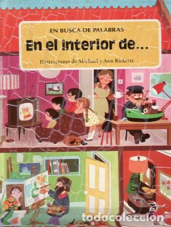 Libros: EN BUSCA DE PALABRAS EN EL INTERIOR DE...- Ilustraciones de Michael y Ann Ricketts. - Foto 1