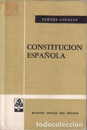 Libros: CONSTITUCION ESPA&Ntilde;OLA.- - Foto 1