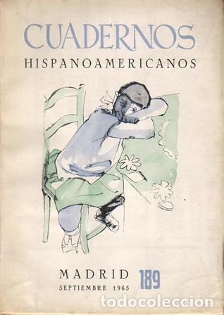 Libros: CUADERNOS HISPANOAMERICANOS, n&ordm;189 - Foto 1