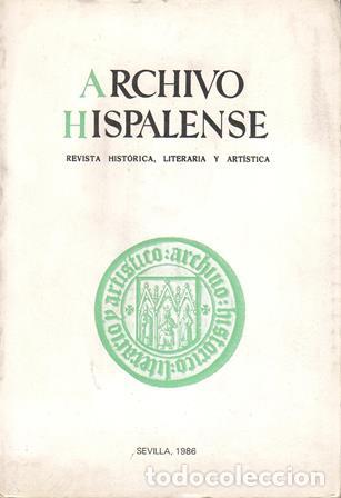 Libros: ARCHIVO HISPALENSE, n&ordm;211.- - Foto 1