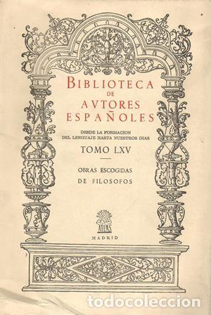 Libros: OBRAS ESCOGIDAS DE FILOSOFOS.- - Foto 1