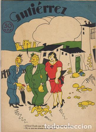 Libros: GUTIERREZ.- Semanario espa&ntilde;ol de humorismo. N&ordm; 71. Colaboran: K-HITO, Mihura, E. Jardiel Poncela, Mi