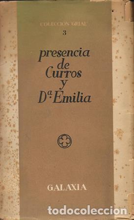Libros: PRESENCIA DE CURROS Y D&ordf; EMILIA.- - Foto 1