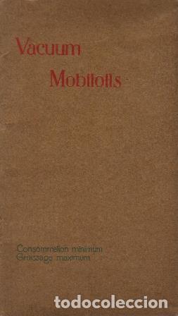 Libros: VACUUM MOBILOILS.- Consommation minimum Graissage maximum. - Foto 1