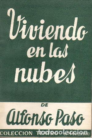Libros: PASO, Alfonso.- - Viviendo en las nubes. Teatro. - Foto 1