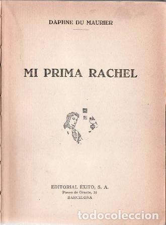 Libros: MAURIER, Daphne du.- - Mi prima Rachel. Novela. - Foto 1