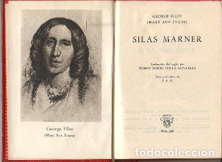 Libros: ELIO, George (Mary Ann Evans).- - Silas Marner. Novela. - Foto 1