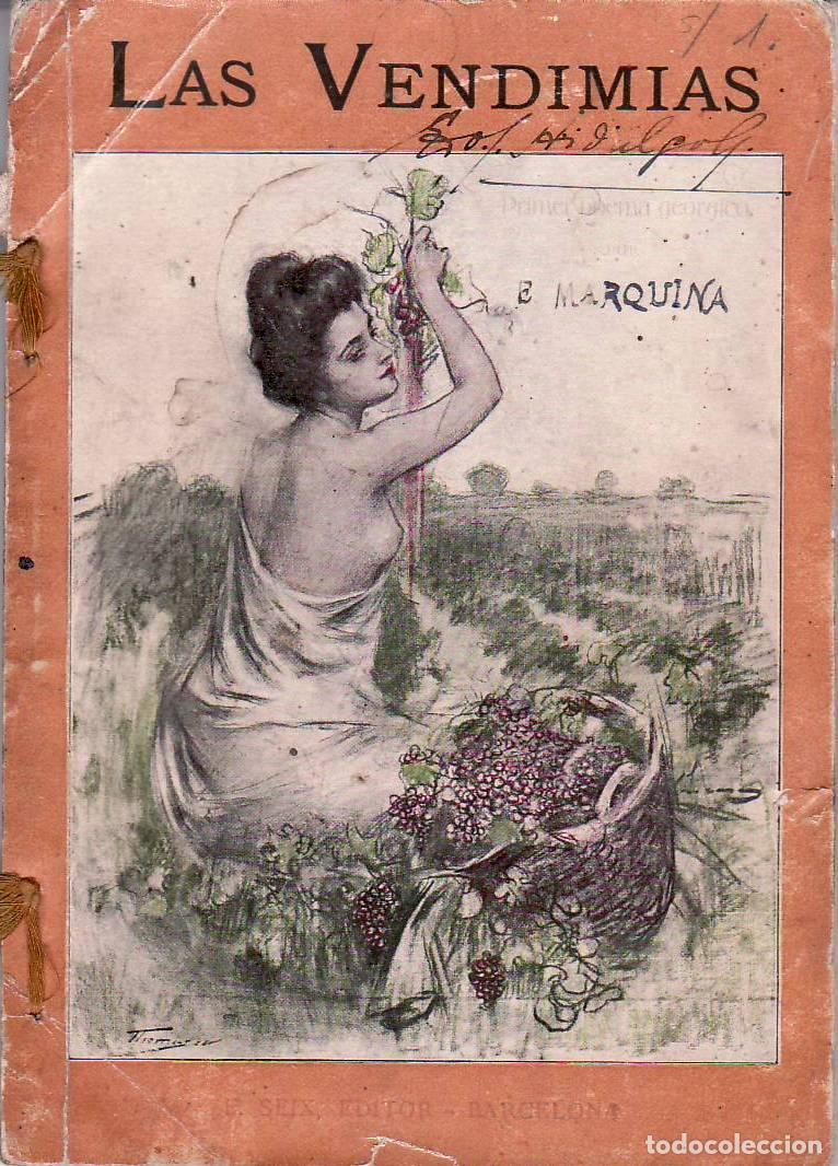 Libros: MARQUINA, E.- - Las vendimias (primer poema ge&oacute;rgico). - Foto 1