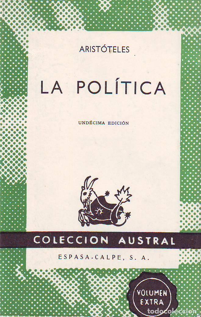 Libros: ARIST&Oacute;TELES.- - La Pol&iacute;tica. - Foto 1